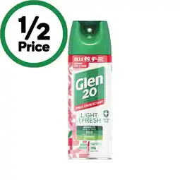 Woolworths Glen 20 Disinfectant Spray offer