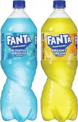 Coles Coca-Cola, Fanta or Sprite Soft Drink 1.25 Litre offer