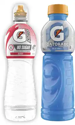 Coles Gatorade Sports Drink or G Active Water 600mL offer