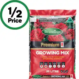 Woolworths Brunnings Premium Growing Mix offer