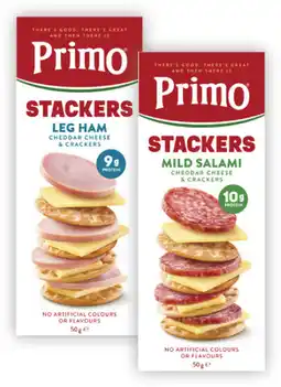 Coles Primo Stackers-57g offer