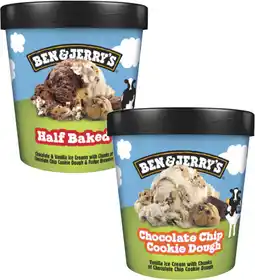 Coles Ben & Jerry's Frozen Dessert Tub-458mL offer