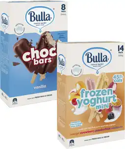 Coles Bulla Frozen Dessert Sticks-14 Pack 472mL-750mL offer