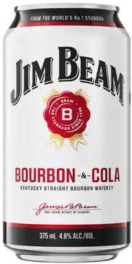 Coles Jim Beam White & Cola Cans offer