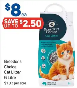 Foodland Breeder's Choice Cat Litter offer