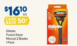 Foodland Gillette Fusion Razor Manual 2 Blades offer