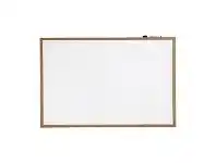 Officeworks J.Burrows Magnetic Whiteboard 900 x 600mm Oak offer