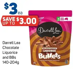 Foodland Darrell Lea Chocolate Liquorice and BBs offer