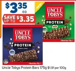 Foodland Uncle Tobys Protein Bars offer