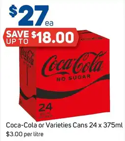 Foodland Coca-Cola No Sugar offer
