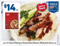 Foodland Luv-A-Duck Peking or Roast Duck Breast offer