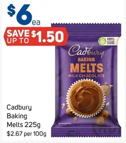 Foodland Cadbury Baking Melts offer