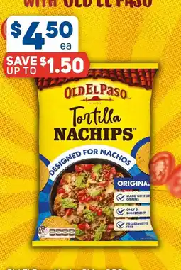 Foodland Old El Paso Tortilla Nachips offer