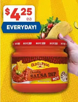Foodland Old El Paso Chunky Salsa Dip Hot offer