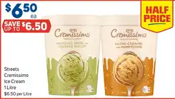 Foodland Streets Cremissimo Ice Cream offer