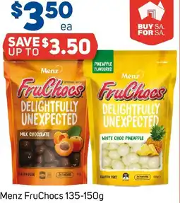 Foodland Menz FruChocs offer