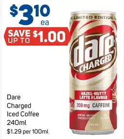 Foodland Dare Charged Iced Coffee offer