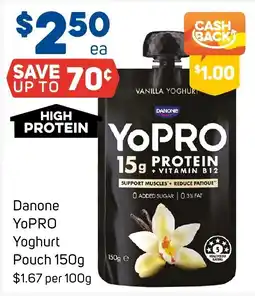 Foodland Danone YoPRO Yoghurt Pouch offer