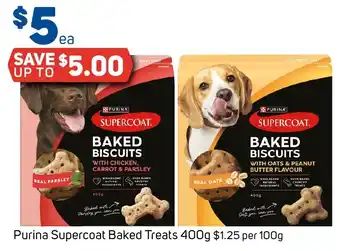 Foodland Purina Supercoat Baked Treats offer
