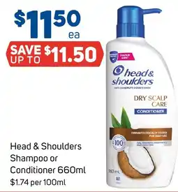 Foodland Head & Shoulders Conditioner offer