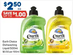 Foodland Earth Choice Dishwashing Liquid offer
