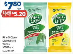 Foodland Pine O Cleen Disinfectant Wipes offer