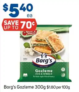 Foodland Borg's Gozleme offer