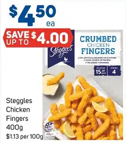 Foodland Steggles Chicken Fingers offer