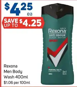Foodland Rexona Men Body Wash offer