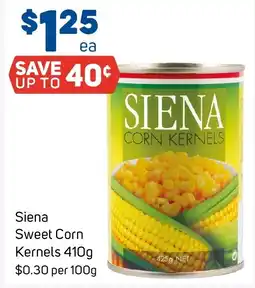 Foodland Siena Sweet Corn Kernels offer