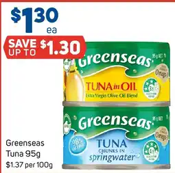 Foodland Greenseas Tuna offer