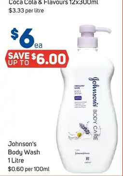 Foodland Johnson's Body Wash offer
