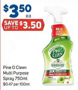 Foodland Pine O Cleen Multi Purpose Spray offer