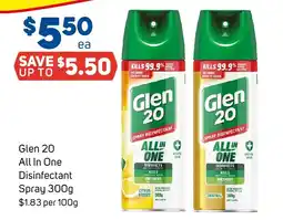 Foodland Glen 20 All In One Disinfectant Spray offer
