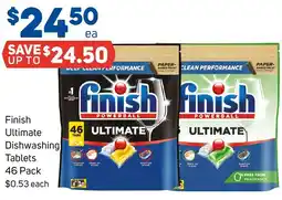 Foodland Finish Ultimate Dishwashing Tablets offer