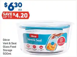 Foodland Décor Vent & Seal Glass Food Storage offer