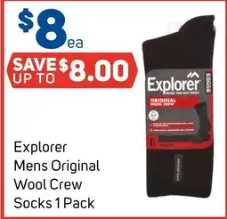 Foodland Explorer Mens Original Wool Crew Socks offer