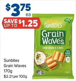 Foodland Sunbites Grain Waves offer