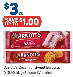 Foodland Arnott's Cream or Sweet Biscuits offer