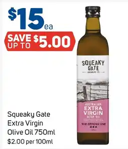 Foodland Squeaky Gate Extra Virgin Olive Oil offer
