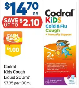 Foodland Codral Kids Cough Liquid offer