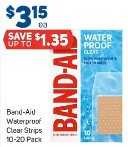 Foodland Band-Aid Waterproof Clear Strips offer