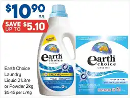Foodland Earth Choice Laundry Liquid or Powder offer