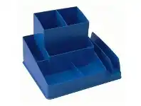 Officeworks Italplast Desk Organiser Blueberry offer