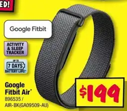 JB Hi-Fi Google Fitbit Air offer