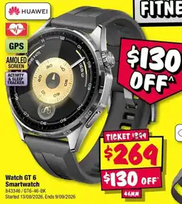JB Hi-Fi Huawei Watch GT 6 Smartwatch offer