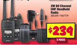 JB Hi-Fi GME 2W 80 Channel UHF Handheld Radio offer