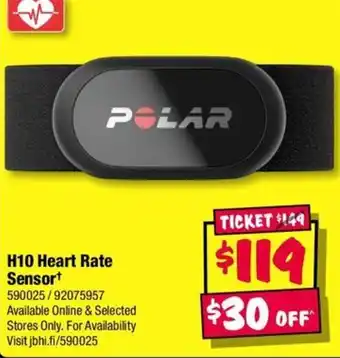 Polar H10 Heart Rate Sensor