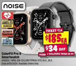 JB Hi-Fi Noise ColorFit Pro 6 Smartwatch offer