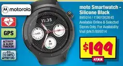 JB Hi-Fi moto Smartwatch - Silicone Black offer
